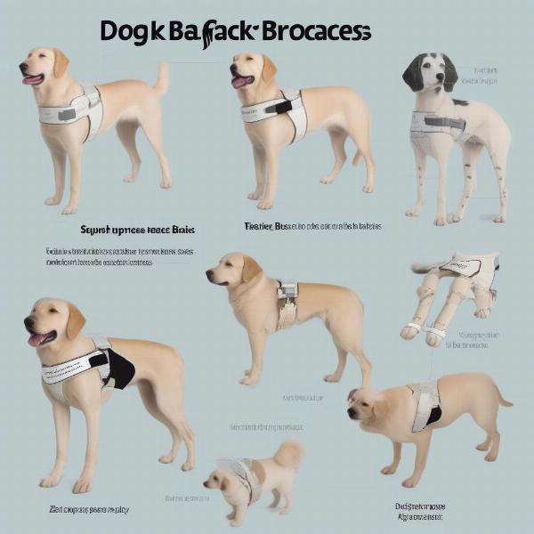 Different Types of Dog Back Braces