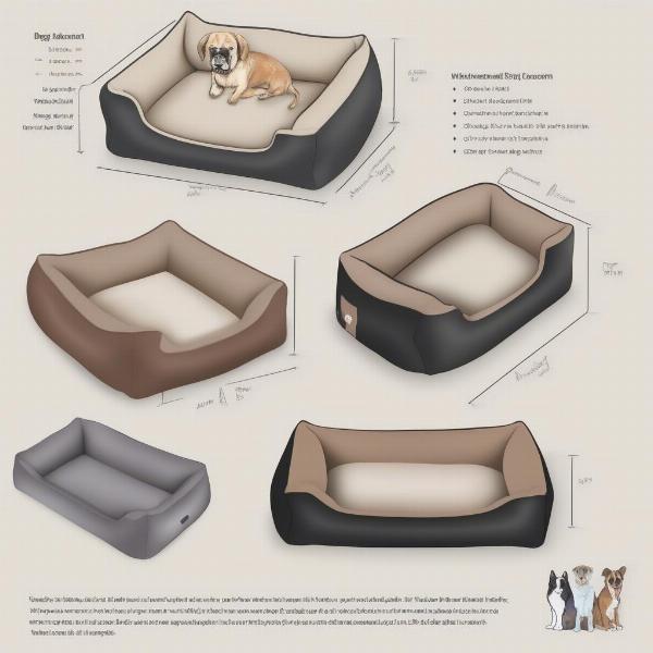 Choosing the right size and material for a bolster dog bed ensures optimal comfort and durability.