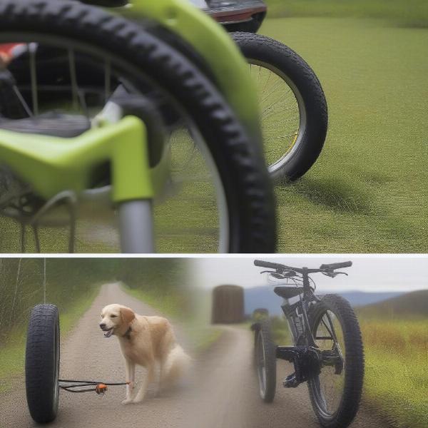 Dog Bike Trailer for Different Terrains