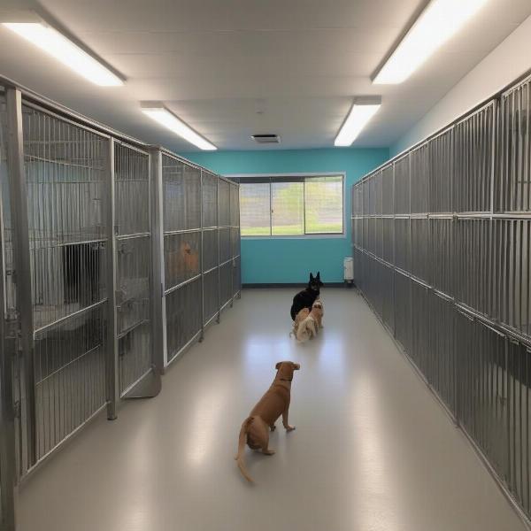 Clean dog boarding facility in Brooksville, FL