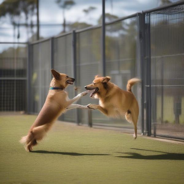 Dog Playtime at Gympie Boarding