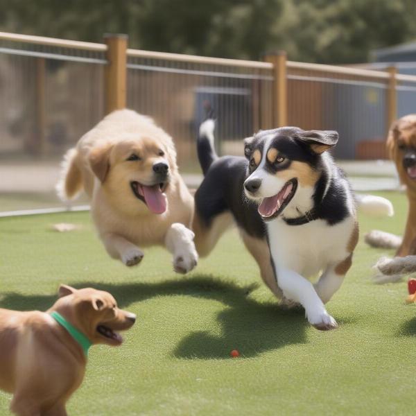 Playtime at Lakewood Ranch Dog Boarding