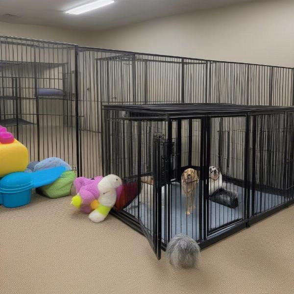 Comfortable Kennel at Moore Dog Boarding