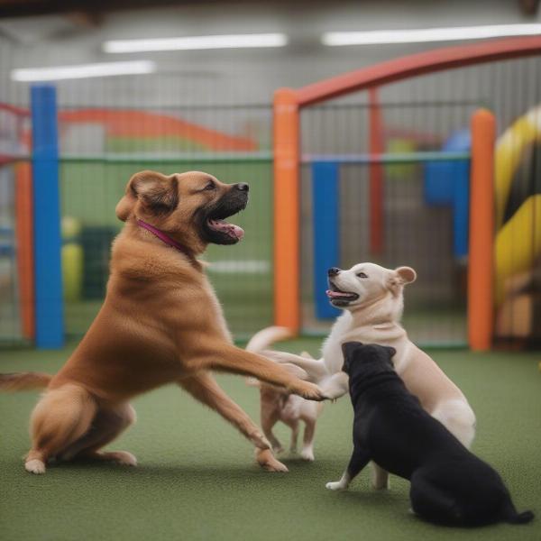 Dogs Enjoying Playtime at Owensboro KY Dog Boarding