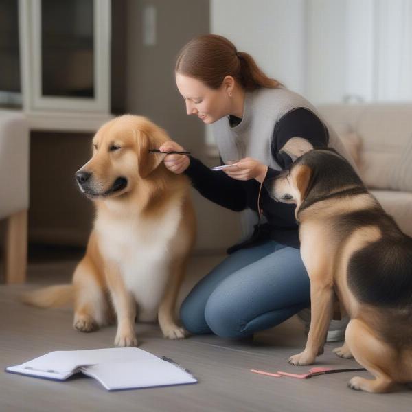 Assessing Dog's Needs Before Boarding