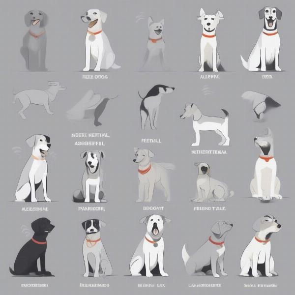 Dog body language signals