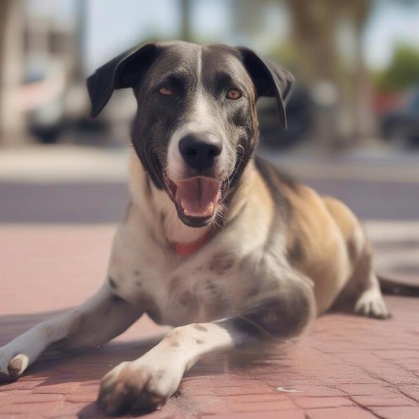 Dog Breathing Fast Due to Heatstroke