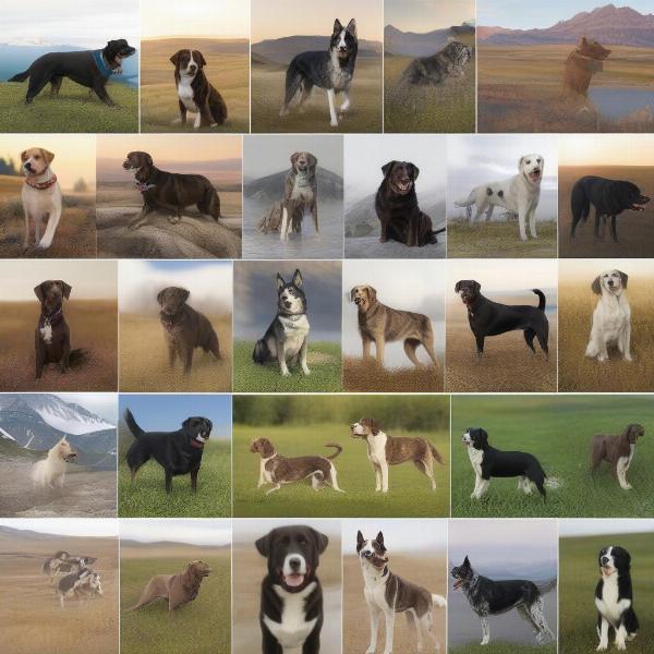 Different dog breeds suitable for Montana's climate