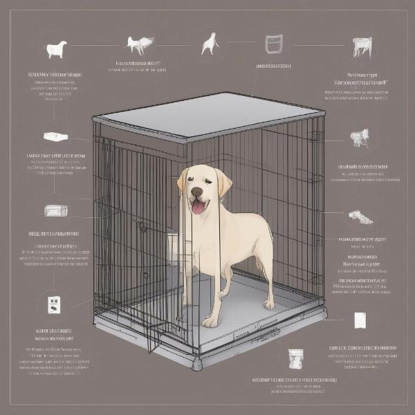 Dog Crate Features for Labradors