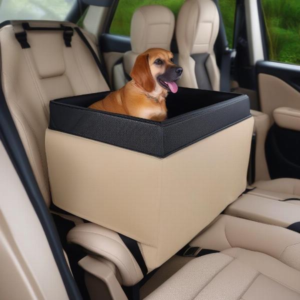 Dog Car Console Seat Safety Features