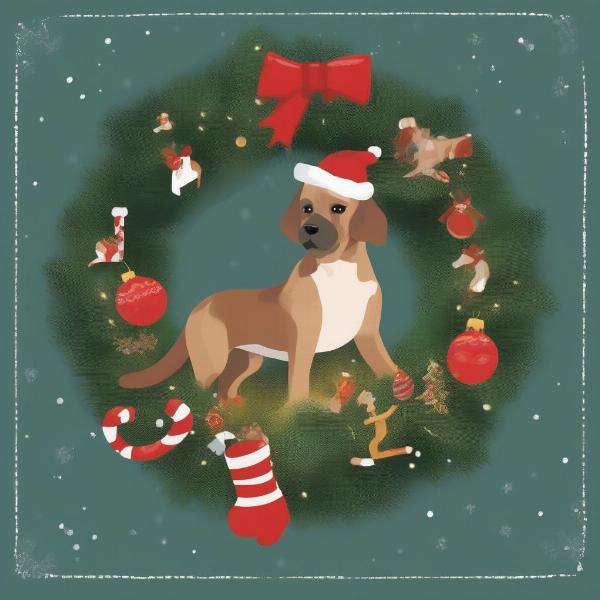 Dog-Friendly Christmas Wreath Safety