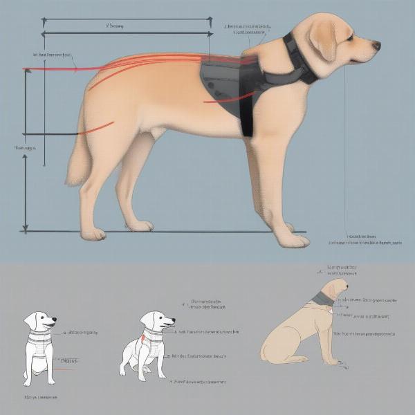 A guide on how to measure your dog for clothes.