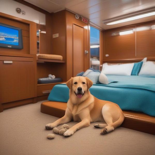 Dog Comfort on a Cruise Ship