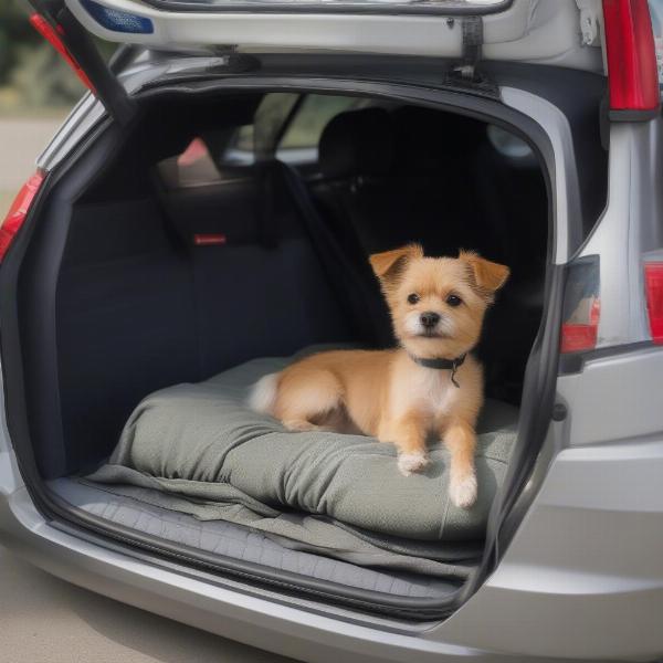 Making your dog comfortable in their car crate