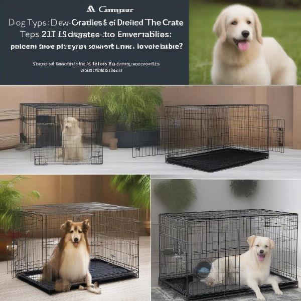 Dog Crate Types: Wire, Plastic, Fabric