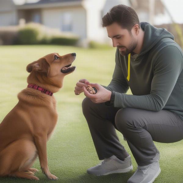 Dog Dad Training Session