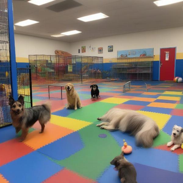 Dog Daycare Clarksville Play Area