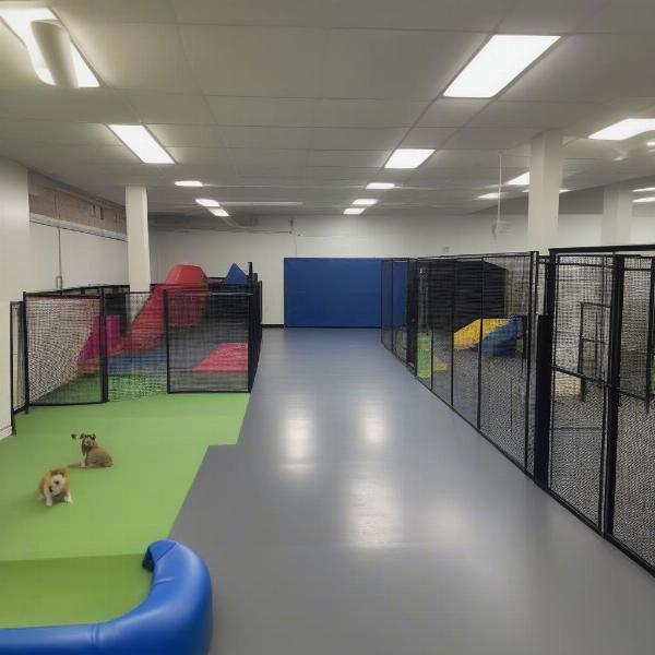 Safe Play Area at Dog Daycare Concord NC