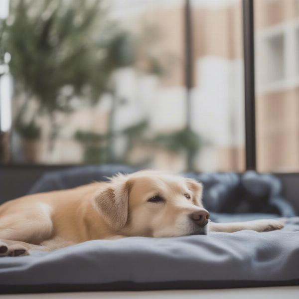 Dog Daycare Pembroke Pines: Dog Resting After Play