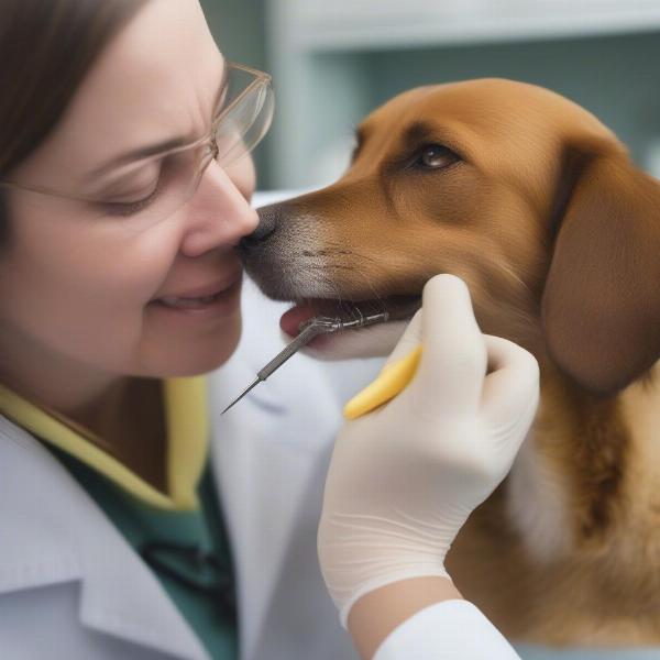 Checking a Dog's Teeth for Tartar and Gum Health