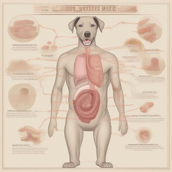 Dog Digestive System Diagram