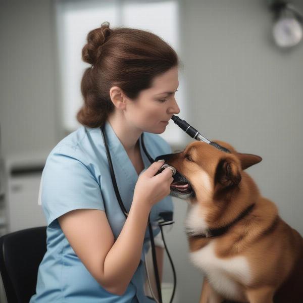 Dog Ear Examination