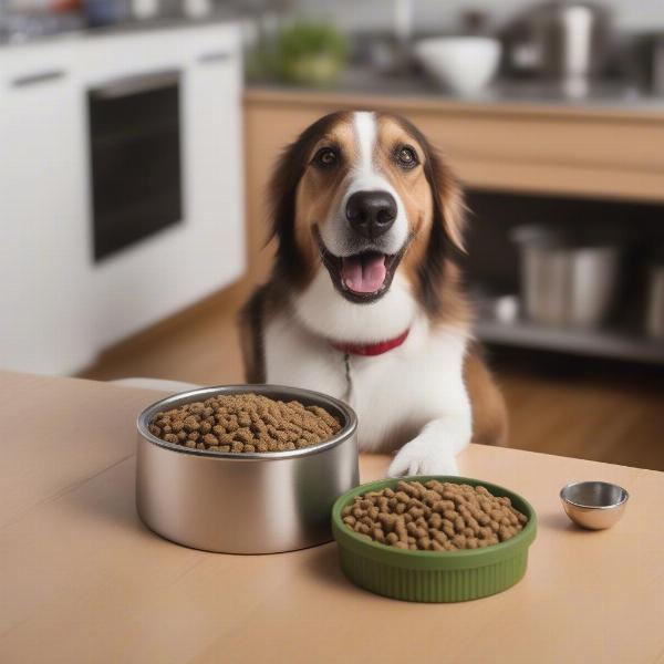 Dog Eating Hills Metabolic Food