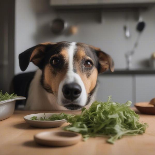 Dog Eating Rocket