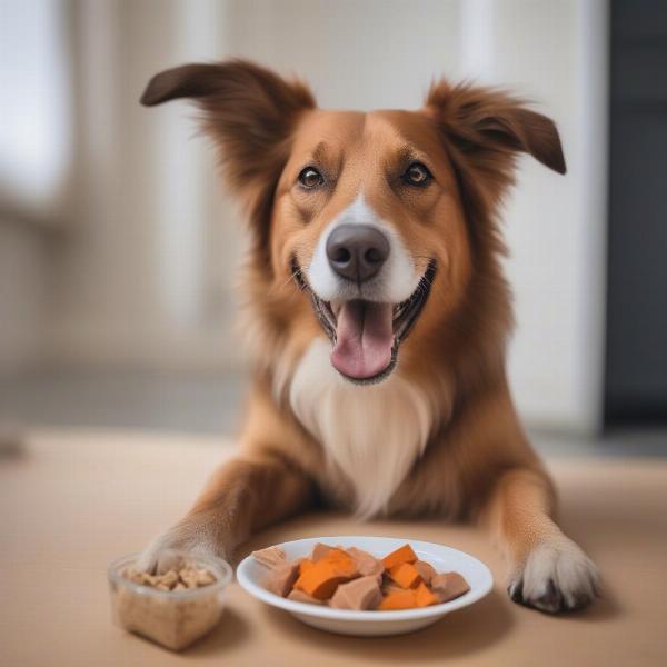 Dog Eating Safe Treats