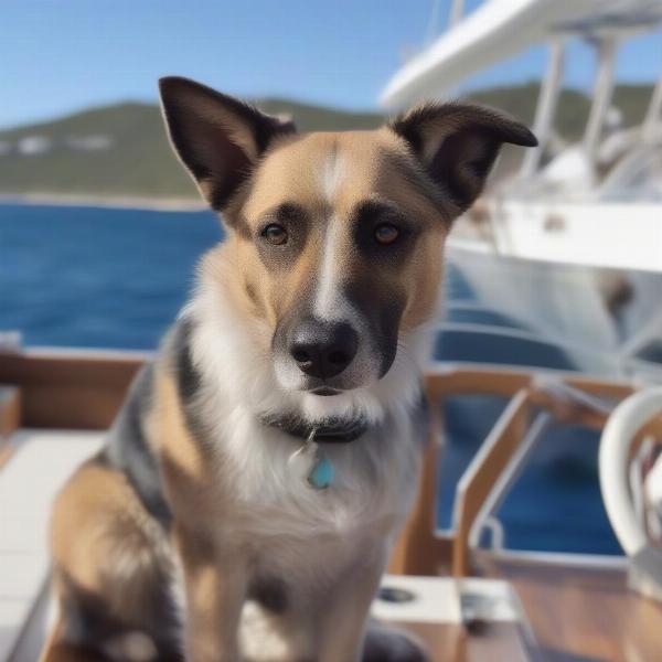 A Dog Enjoying the Salty Dog Sea Tour