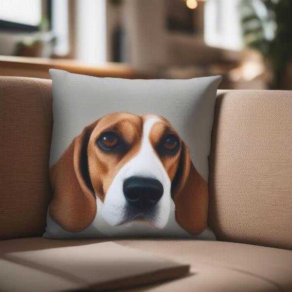 Dog Face Pillow Comforting