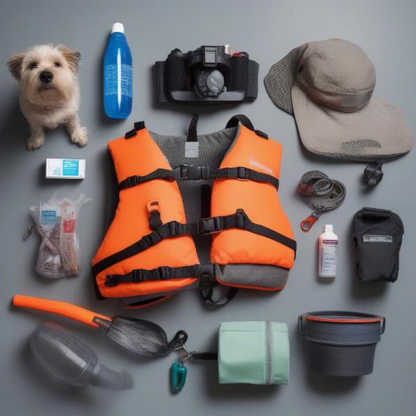 Essential safety gear for taking your dog fishing