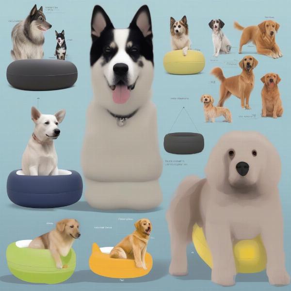 Dog float sizes for different breeds