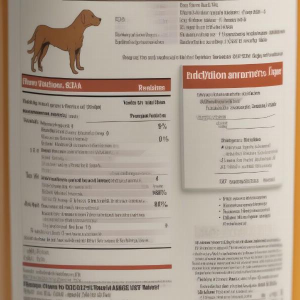 Analyzing a Dog Food Label