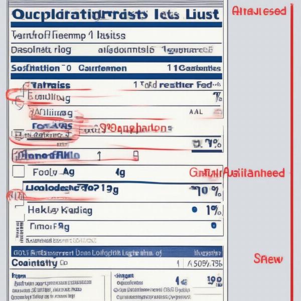 Analyzing Dog Food Labels