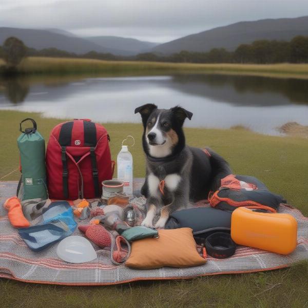 Essential gear for camping with your dog in Tasmania