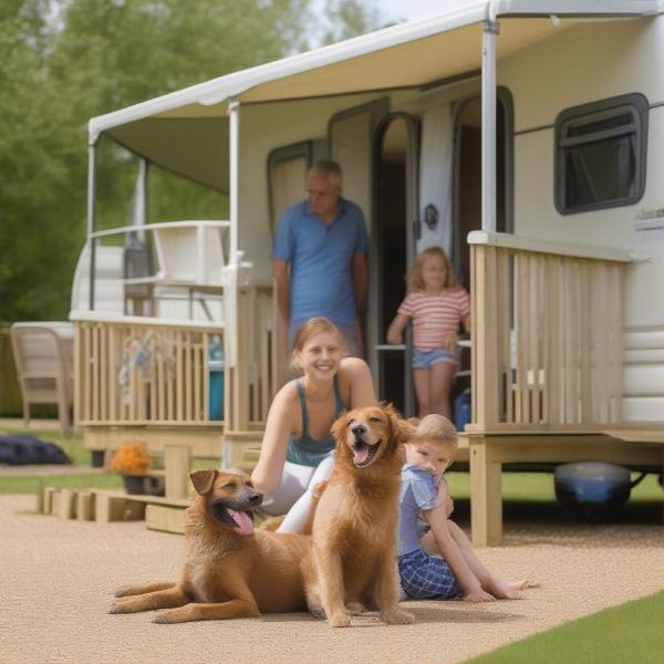 Dog-friendly caravan park in Norfolk