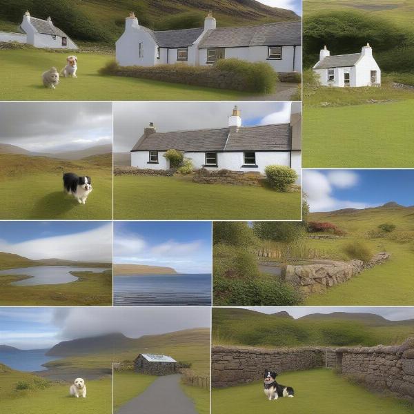 Dog-friendly cottages nestled in the scenic landscapes of Skye