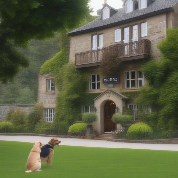 Dog-friendly hotel in Bamburgh exterior