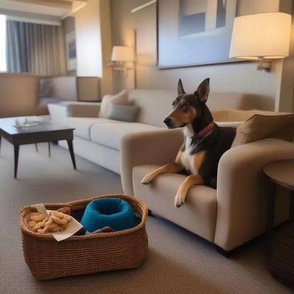 Dog-friendly hotel room in Bristol