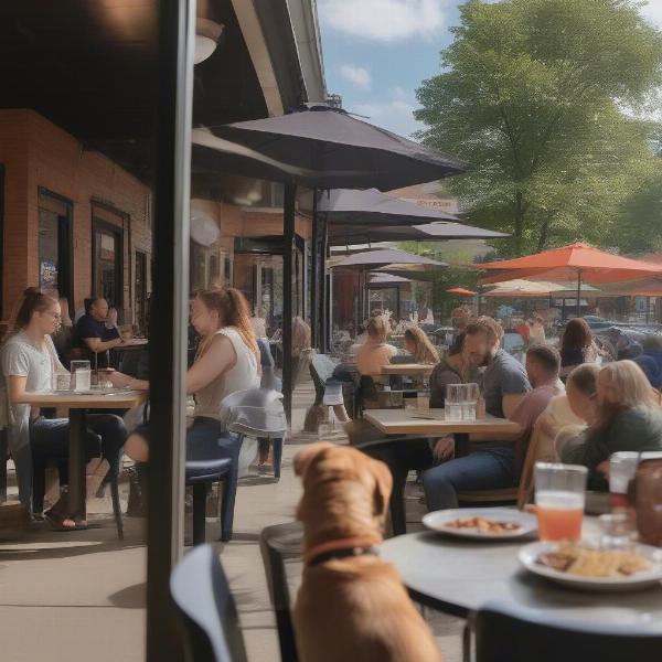 Dog-friendly patio in Cleveland, Ohio