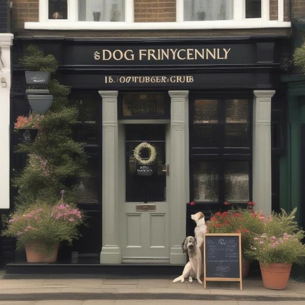 Dog-friendly pub exterior in Greenwich