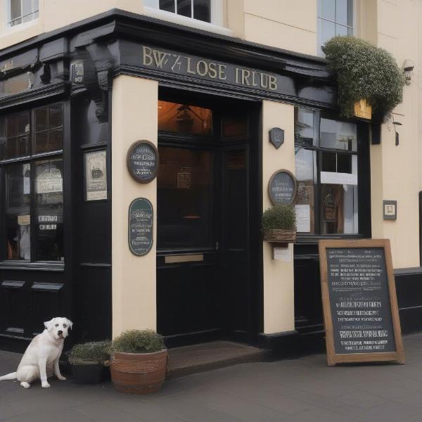 Dog-friendly pub exterior in Newcastle