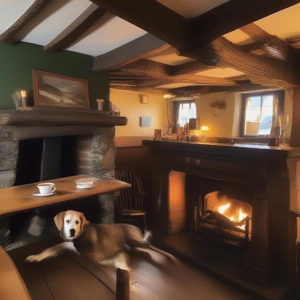 Dog-friendly pub in Snowdonia