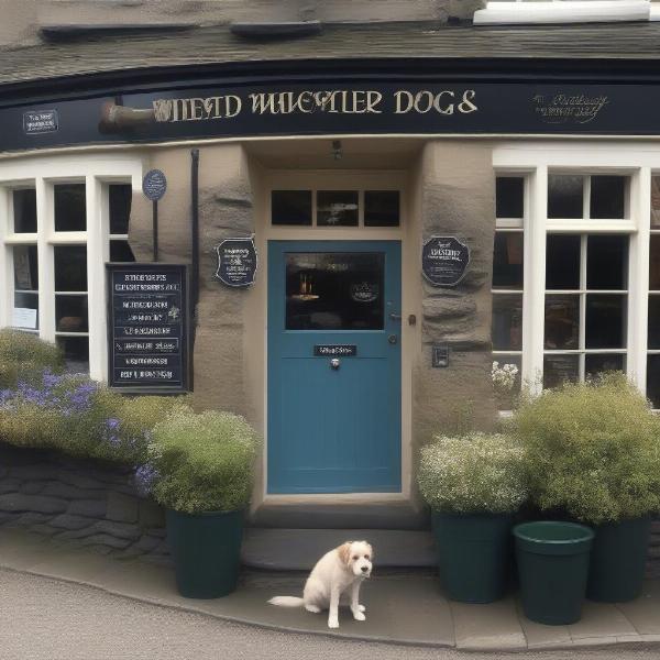 Dog-friendly pub exterior in Windermere