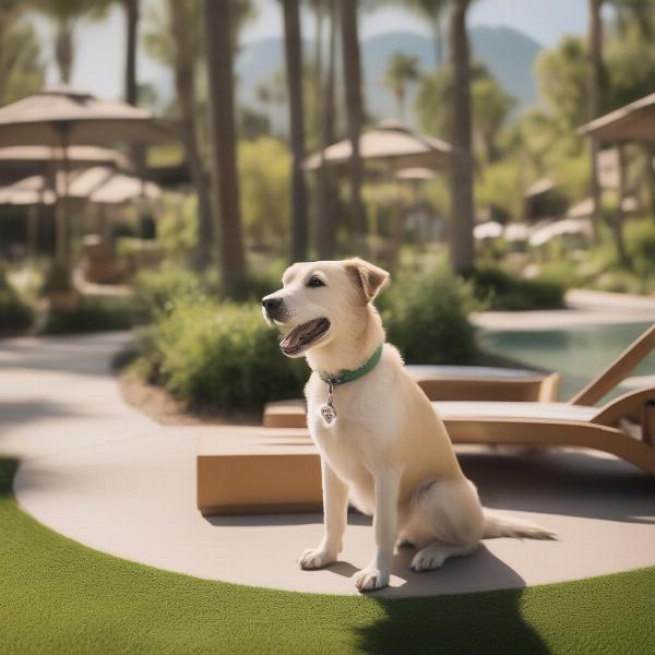 Dog-friendly amenities at a resort in Washington