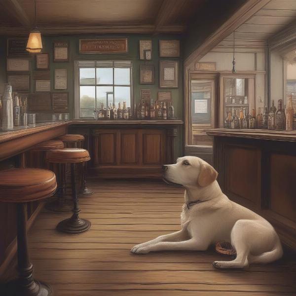 Cozy dog-friendly pub interior in Whitstable.