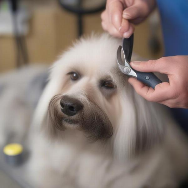 Dog Groomer with Aggressive Dog