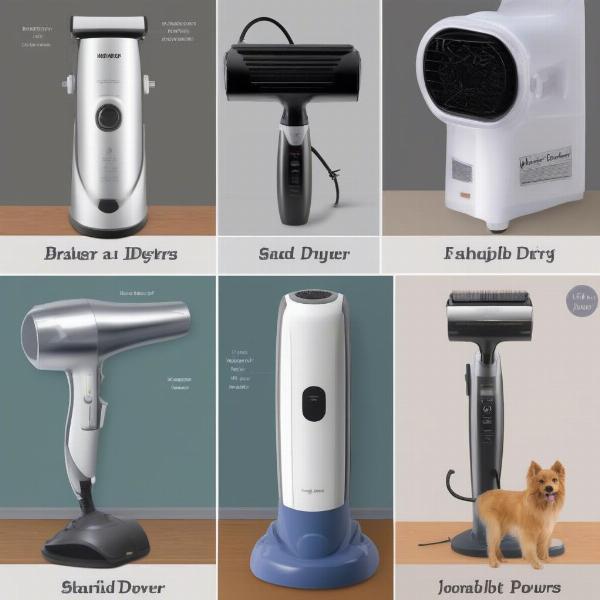 Types of Dog Grooming Dryers