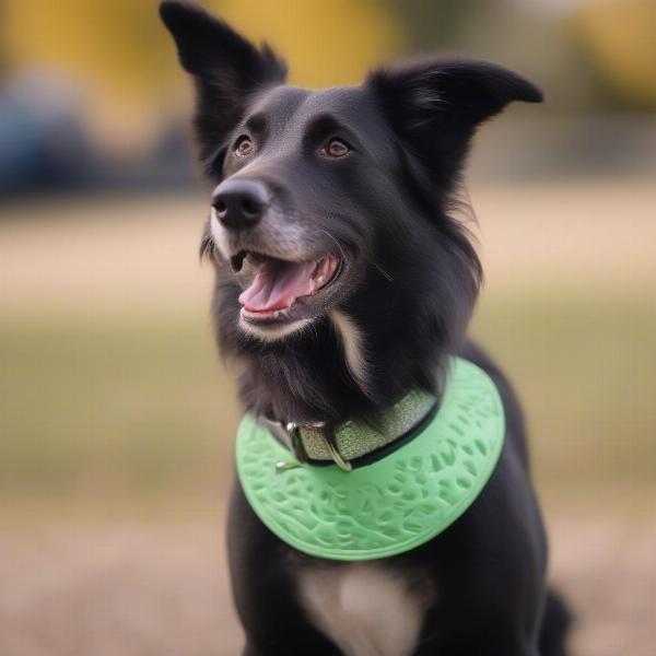 Dog Playing in Park